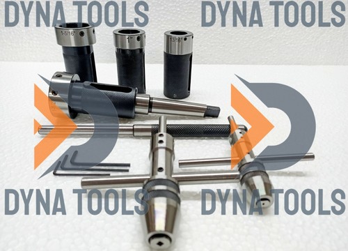 Threading Tapping Kit For Lathe Tailstock MT2 Shank - For Inch Size Taps & Dies - Picture 3 of 4