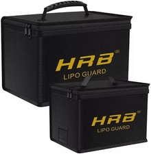 HRB Lipo Battery Safe Bag   Fireproof and Explosionproof for Charging and Storag