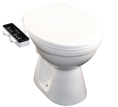 Dusch WC Aufsatz Bidet Taharet Toilette Taharat f. Damen BisBro SLIM Sehr schmal - Bild 3 von 6