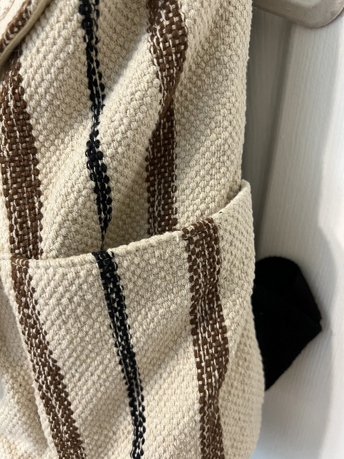 Universal Thread Canvas Boho Backpack Book Bag Iv… - image 6