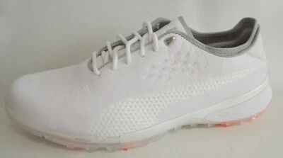 NEU Puma ProAdapt Größe 42 Herren Golfschuhe Golf Schuhe 193849-01 WHITE top