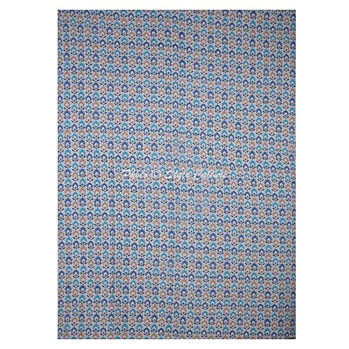 Indian Handmade Ethnic Kantha Quilt Reversible Bedspread Queen Cotton Coverlet - Picture 3 of 6