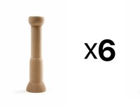 Norpro Wood Tart Pastry Quiche Pie Tamper Wipe Clean W/ A Damp Cloth (6-pack) on sale Norpro Wood Tart Pastry Quiche Pie Tamper Wipe Clean W/ A Damp Cloth (6-pack) on sale