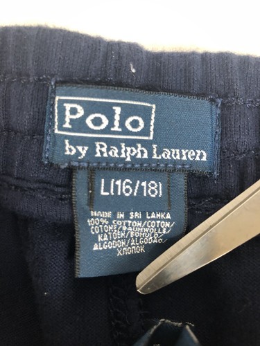 Polo By Ralph Lauren Big Pony Patch Kids Size 16/18 Jogging Athletic pants VTG - Picture 3 of 9