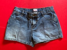 Vintage No Boundaries Size 9 Juniors Blue Jean 3" Inseam Shorts 30" Waist
