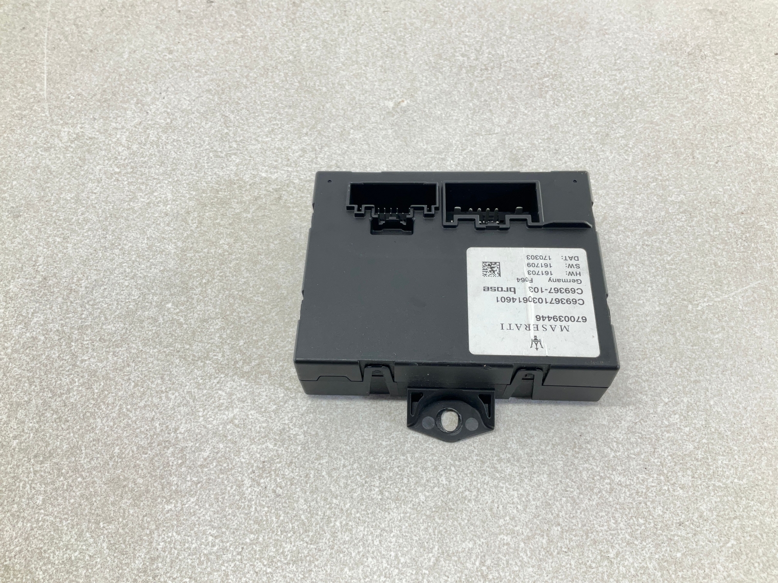17-20 MASERATI Levante Trunk Lid Liftgate Tail Gate Control Module CM