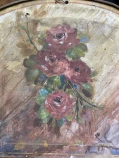 Oil Painting Still Life °Stylized Roses Former Wall Painting From Villa