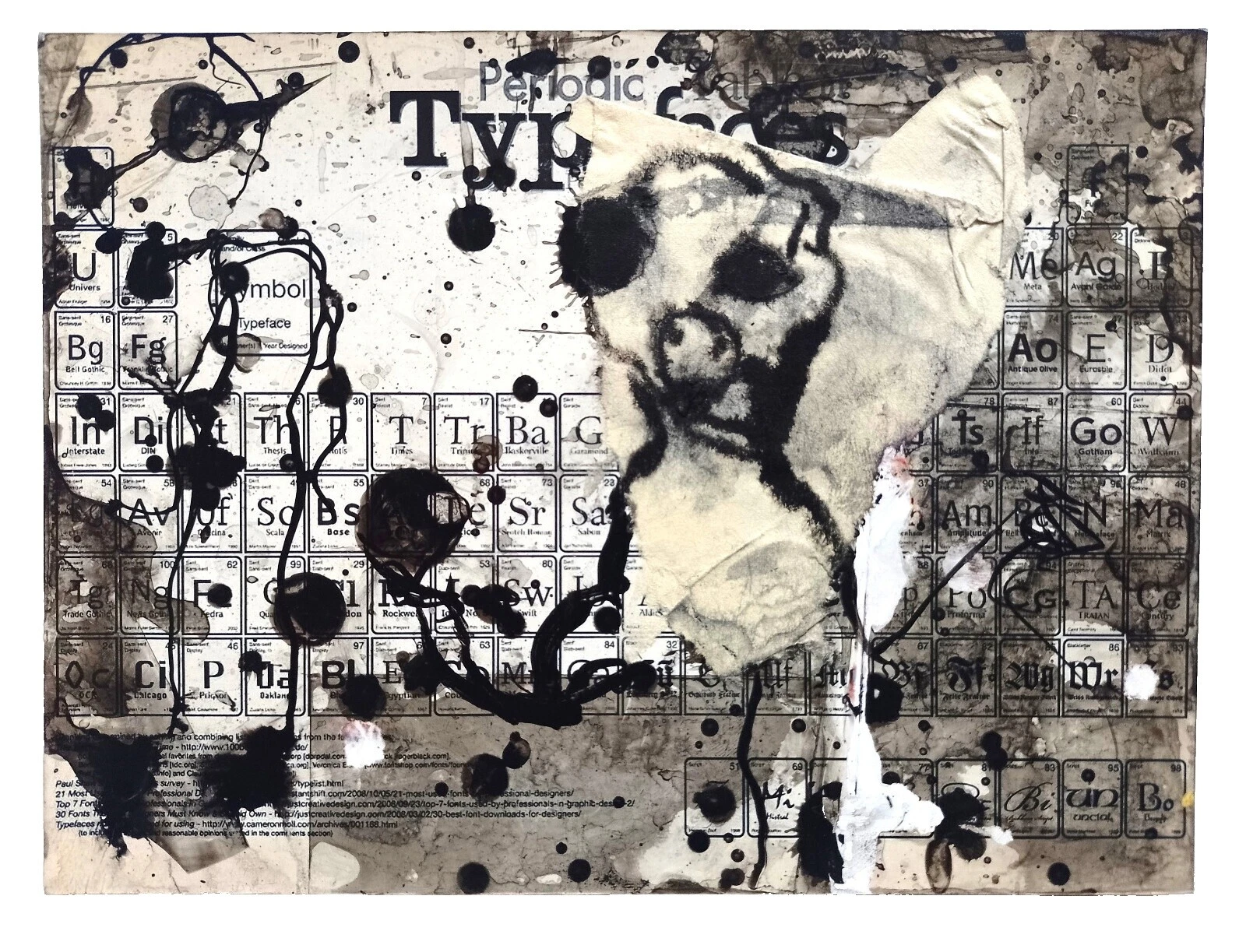 Dibujos de arte Art Nouveau de tinta