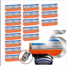 16PCS For Gillette Fusion 5 Manual Razor Replacement Blade - Replica 0.94 per razor