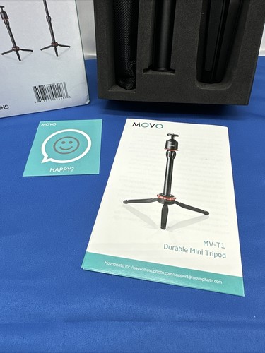 Movo MV-T1 Adjustable Aluminum Alloy Tabletop Tripod (Height Range: 3" to 16") - Picture 5 of 5