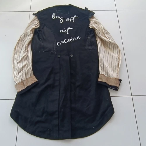 Paul McNeil Customised / DECONSTRUCTED VINTAGE TAIL JACKET Size L / XL SUPERB image 22