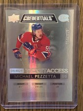 2021-22 Upper Deck Credentials - Michael Pezzetta #67 Debut Ticket Access /999
