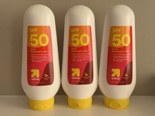 Lot Of 3 Up Up Sport Sunscreen Lotion SPF 50 16 oz Exp 12/26