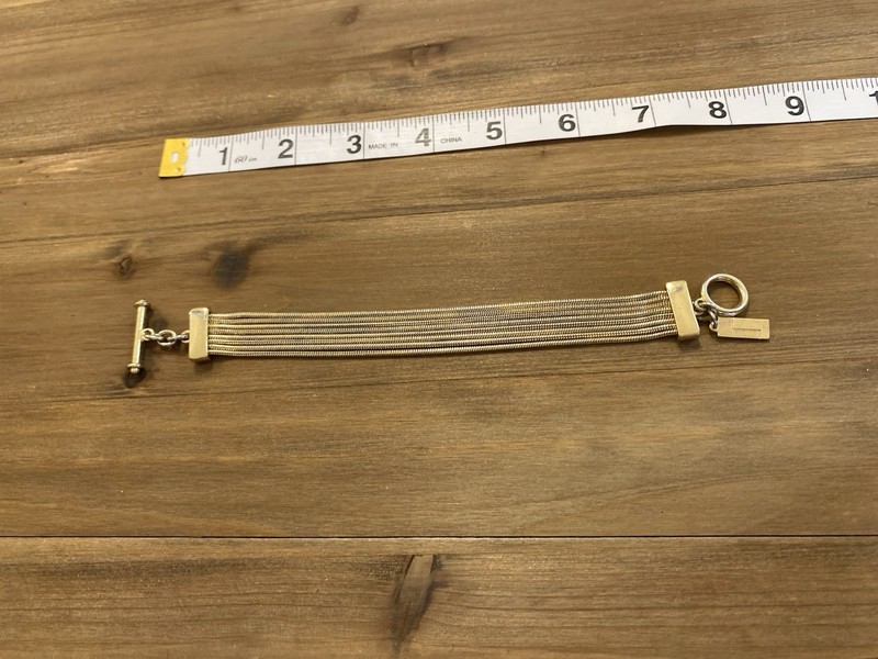 2015ish Era The Limited Gold Toned Bracelet, 8 Inches Length w/ Clasp