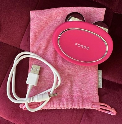 FOREO BEAR Gesichtsmassagegerät Mikroströmung kabellos/USB wasserfest rosa