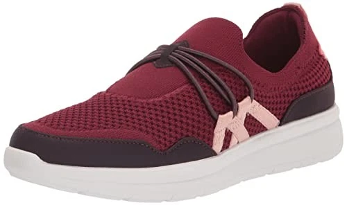 Clarks Mocassino Donna Ezera Run Combinato Borgogna 7