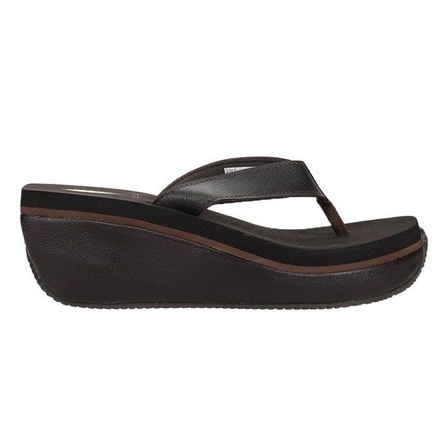Volatile Frappachino Wedge Womens Brown Casual Sandals PV103-200