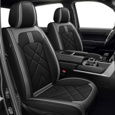 AOMSAZTO Seat Covers Custom Fit for 2022-2025 2026 Toyota Tundra Crewmax Doub...