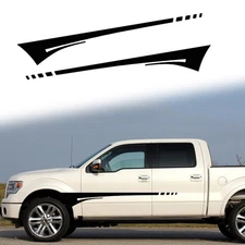 Car Sports Racing Body Side Stripe Graphic Stickers and Decals Vinyl DIY Modi...