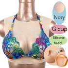 G Cup Silicone Filled Silicone Breast Forms Breast Plate Realistic Fake Boobs — photo 1