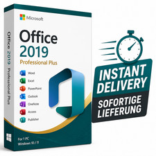 Microsoft Office2019 Pro Plus KEY | SOFORT | Einfache Aktivierung Keine DVD