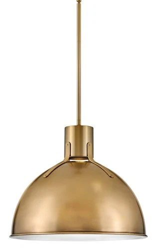 Hinkley Lighting 3483 Argo 1 Light 20"W Pendant - Brass - Picture 1 of 12