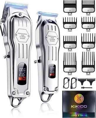 KIKIDO Hair Clippers Professional Cordless for Men, Barber Hair... 
