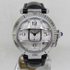 Cartier Watch W3105955 Pasha 38 Convex Grid Automatic Silver dial 38mm 100M Mens
