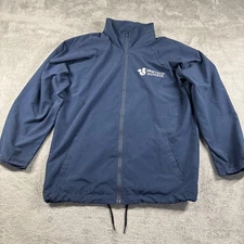 2000s Disney Vacation Club DVC Member Men's Blue Full Zip Jacket Sz Small