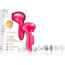 Zoe Ayla 6 in 1 Electric Facial Cleansing Set Face Cleansing Brush 7 Pcs