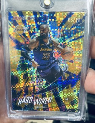 LEBRON JAMES #d 6/10 TOPPS NBA HOOPS 2025/26 HARD WIRED LIGHT BURST BLACK 1:3578