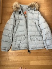 Parajumpers Jacke Silber Neuwertig XL Wie Neu mit Kapuze