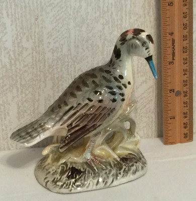 Ucagco Ceramics Japan - SNIPE - Bird Figurine    (D4)