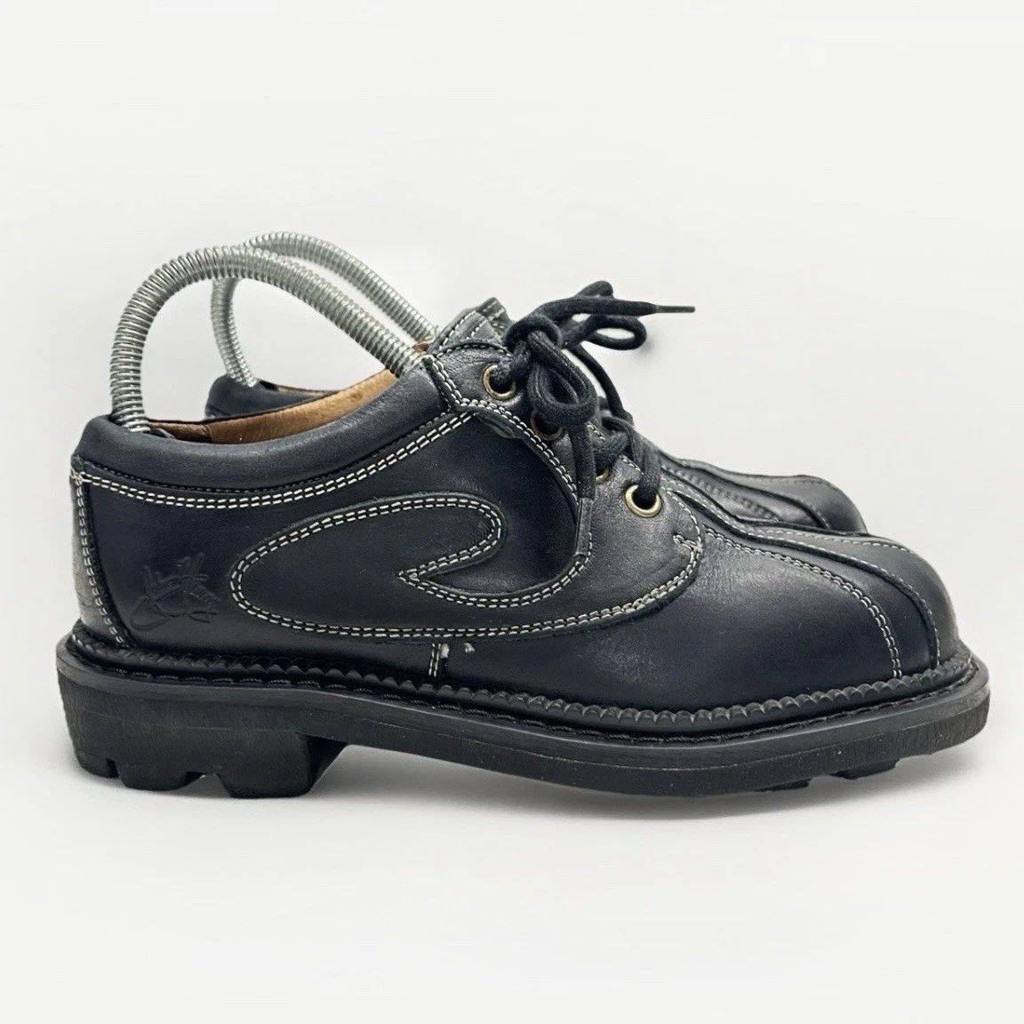 John Fluevog Classics Black Leather Lace Up Shoes Mens 8.5 Womens 10.5 John Fluevog Women main image 3