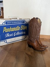 Panhandle Slim Women's Lizard Skin Cowboy Boots — listing 4