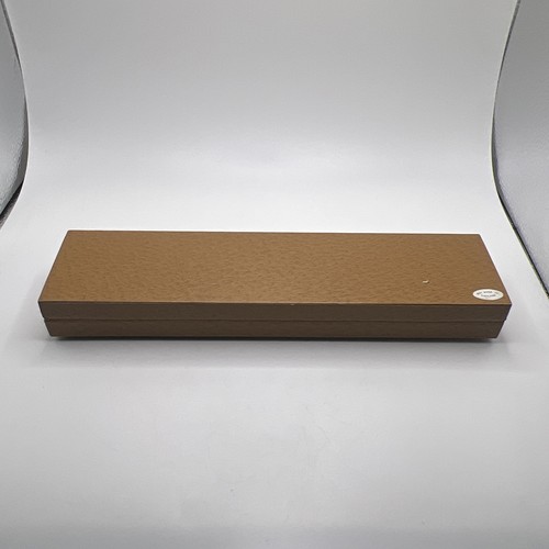 Vintage Gucci Logo Monogramm hellbraun Display Geschenk Etui Box 9,5"x 2,25"x1" LEER - Bild 4 von 5