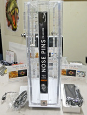 C & L USA Light Up Acrylic Display Case Nose Pins Fashion