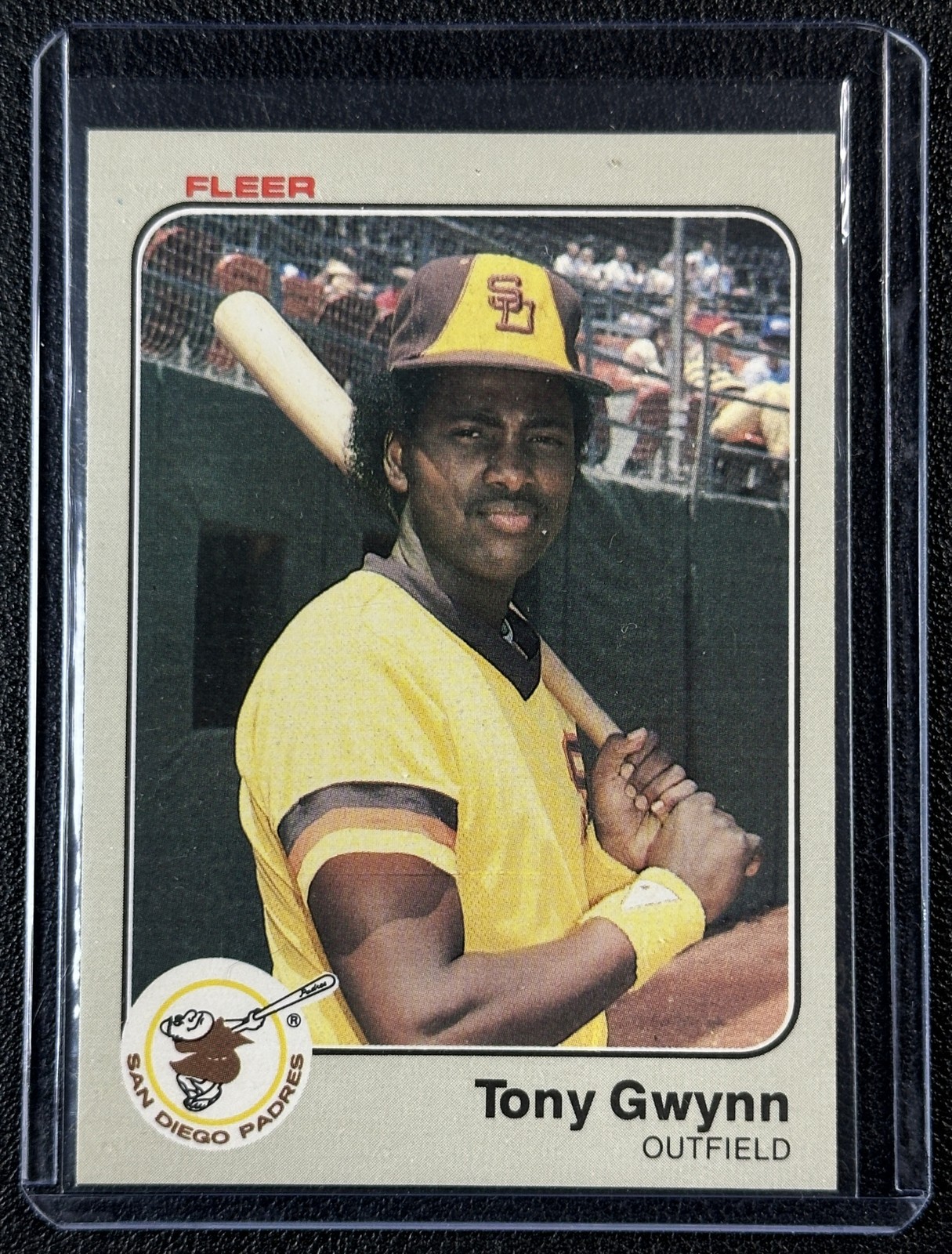 TONY GWYNN 1983 FLEER BASEBALL #360 ROOKIE RC PADRES