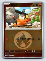 Tepig (Energy Symbol Pattern) 029/217 Mega Evolution: Ascended Heroes Reverse Holo Common