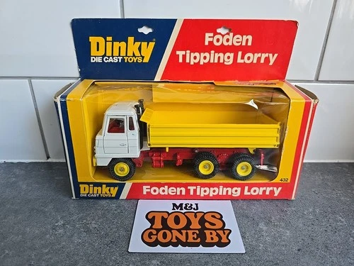 Vintage Dinky Toys Foden Tipping Lorry No 432 Boxed