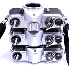 Lot of 3 Asahi Pentax Spotmatic / SP M42 SLR Film Camera Bodies Honeywell Work