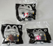 2022 McDonald's Mario Kart Happy Meal Toys Lot of 3