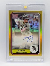 2025 Topps Archives - 1987  Boardwalk and Baseball Autographs Manny Machado 7/50