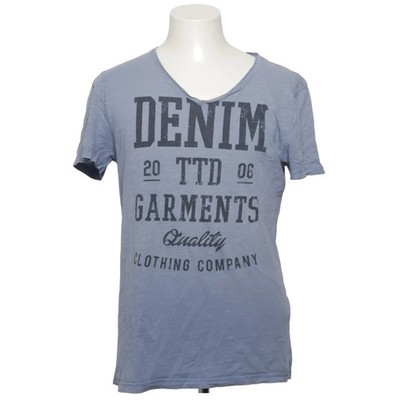 Dim Basic, T-shirt, Größe: M, Blau, Baumwolle, Print, Herren #fOL