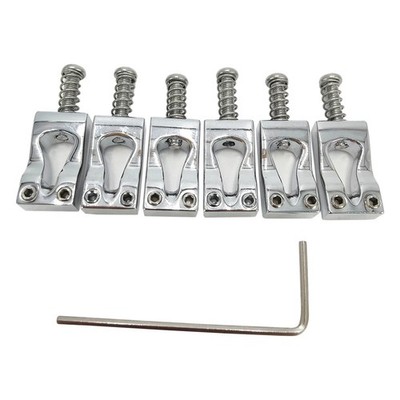10,8 mm E-Gitarre Kürbisbrücke Messing Stegsattel Vibrato Stegsattel 6-Sait4723