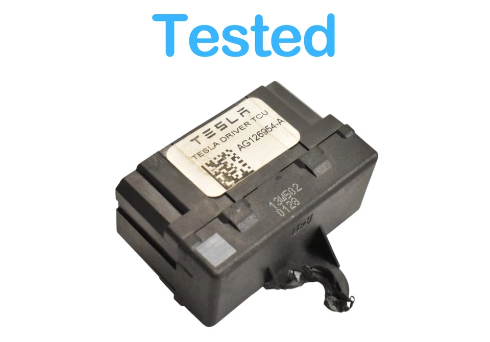 Unidad de módulo de control térmico asiento del conductor delantero izquierdo Tesla Modelo S 12-16 negro OEM Foto 3 de 4