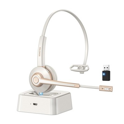 Vonztek Bluetooth Headset with Microphone,Wireless Headset V5.2 with AI Noise...