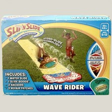 Wham-O Slip N Slide 16 Foot Wave Rider Water Slide w/ Slide Boogie