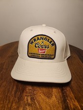 Coors X Wrangler American Originals Inside Artwork Adjustable Hat Ivory New