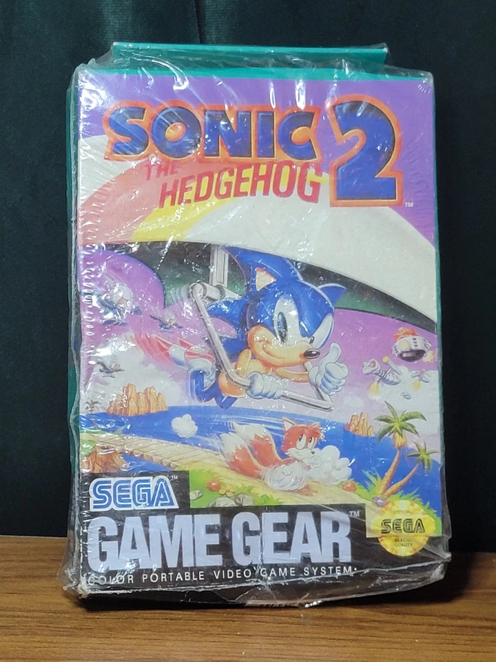 Sonic The Hedgehog 2 Sega Game Gear Cartridge Manual Box Tested Working - Image 2 of 4